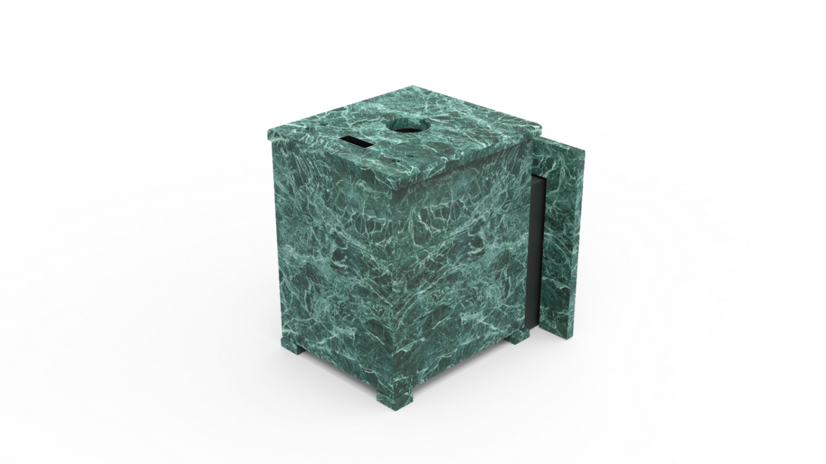 Печь из натурального камня Genesis GN 500 облицовка закрытая плоская пироксенит-элит фото в Москве