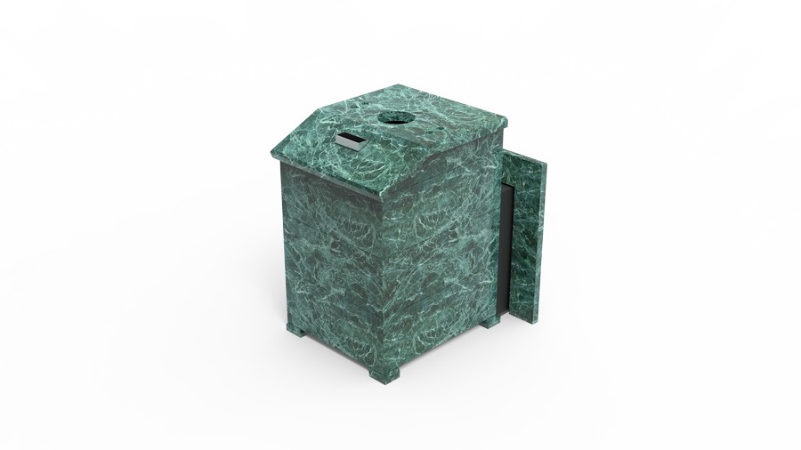 Печь в облицовке из натурального камня Genesis GN 500 облицовка закрытая со скосом талькохлорит-шлифовка фото в Москве