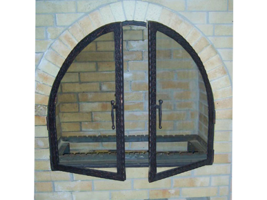 Дверь каминная полукруглая фото в Москве