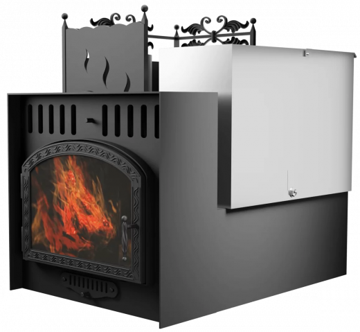 Горыныч 3 СВОП, каменка с левой стороны, большая дверь со стеклом фото в Москве Горыныч 3 СВОП, каменка с левой стороны, большая дверь со стеклом фото в Москве