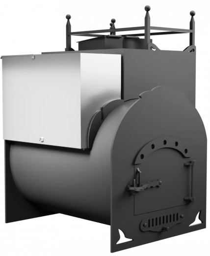 Печь Горыныч Мини, каменка закрытая с правой стороны фото в Москве Печь Горыныч Мини, каменка закрытая с правой стороны фото в Москве