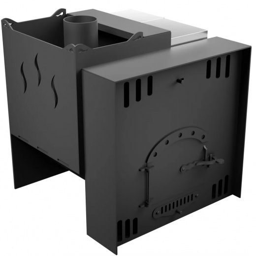 Печь Горыныч Мини, каменка с левой стороны, естественная система воздушного отопления фото в Москве Печь Горыныч Мини, каменка с левой стороны, естественная система воздушного отопления фото в Москве