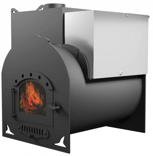 Печь Горыныч Мини, каменка с левой стороны, дверь малая со стеклом фото в Москве Печь Горыныч Мини, каменка с левой стороны, дверь малая со стеклом фото в Москве