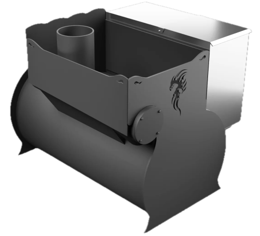 Печь Горыныч 2, каменка с правой стороны, малая дверь со стеклом фото в Москве Печь Горыныч 2, каменка с правой стороны, малая дверь со стеклом фото в Москве