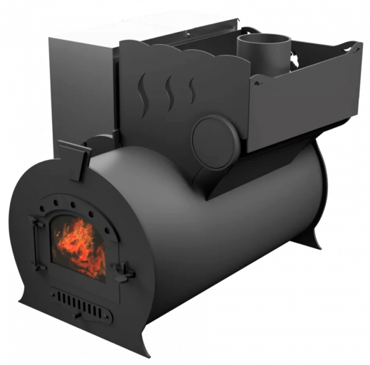 Печь Горыныч 2, каменка с правой стороны, малая дверь со стеклом фото в Москве Печь Горыныч 2, каменка с правой стороны, малая дверь со стеклом фото в Москве