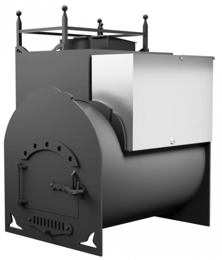 Печь Горыныч Мини, каменка закрытая с левой стороны фото в Москве Печь Горыныч Мини, каменка закрытая с левой стороны фото в Москве