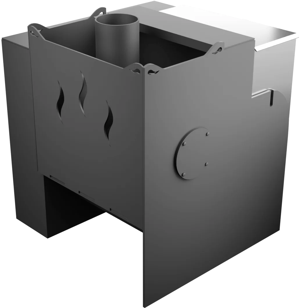 Печь Горыныч Мини, каменка с правой стороны, естественная система воздушного отопления фото в Москве Печь Горыныч Мини, каменка с правой стороны, естественная система воздушного отопления фото в Москве