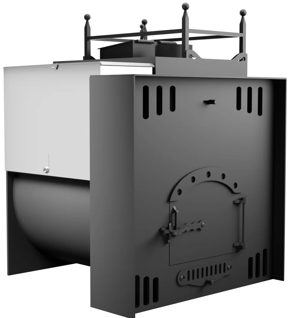 Печь Горыныч Мини, каменка закрытая с правой стороны, естественная система воздушного отопления фото в Москве Печь Горыныч Мини, каменка закрытая с правой стороны, естественная система воздушного отопления фото в Москве