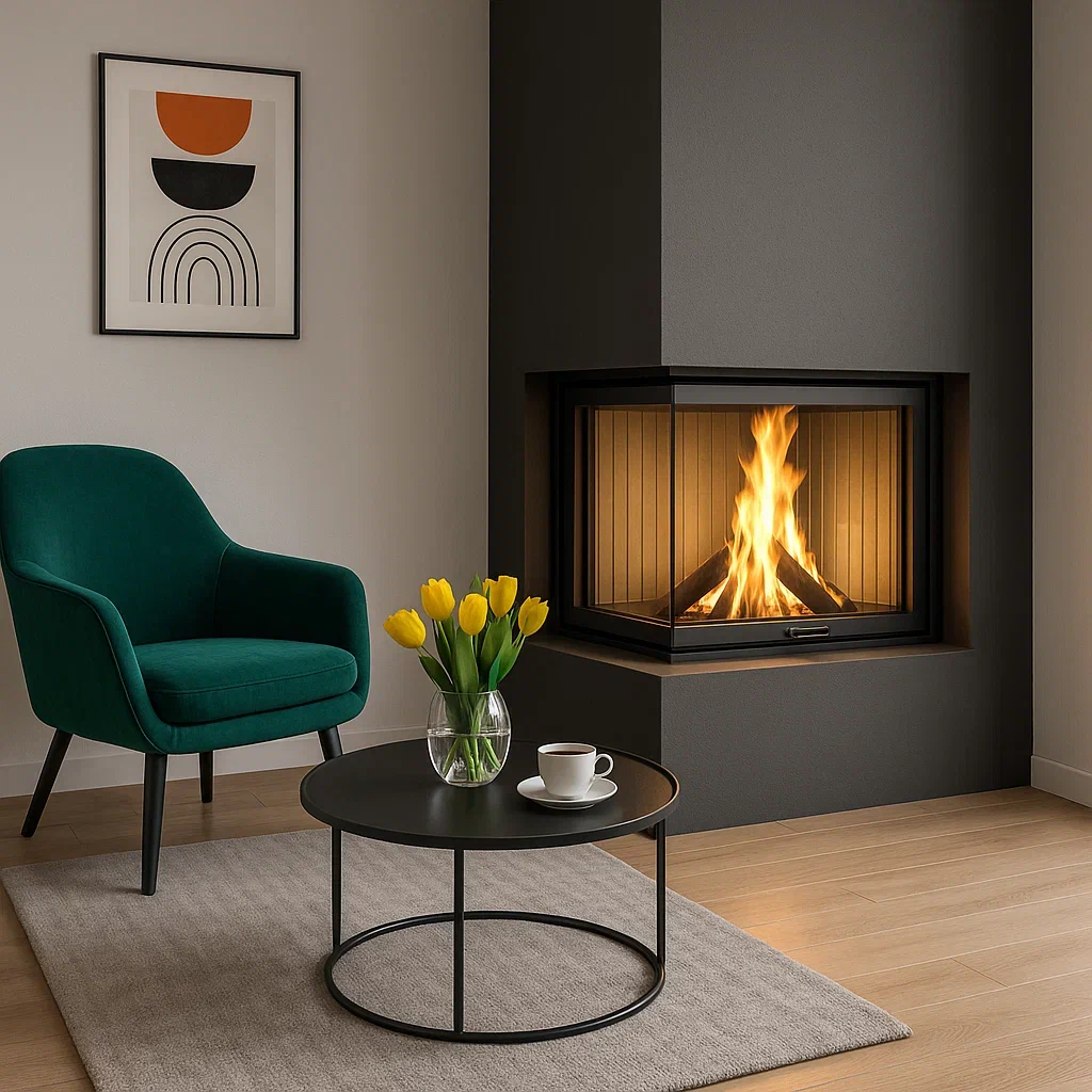 Каминная топка 2С 97(43)/54-UP L Каминная топка 2С 97(43)/54-UP L