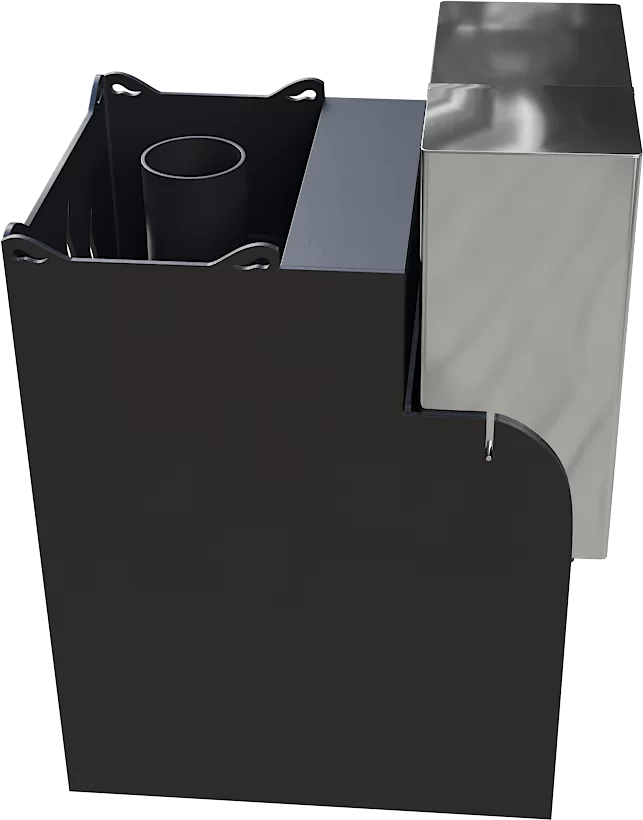 Печь Горыныч Мини, каменка с правой стороны фото в Москве Печь Горыныч Мини, каменка с правой стороны фото в Москве