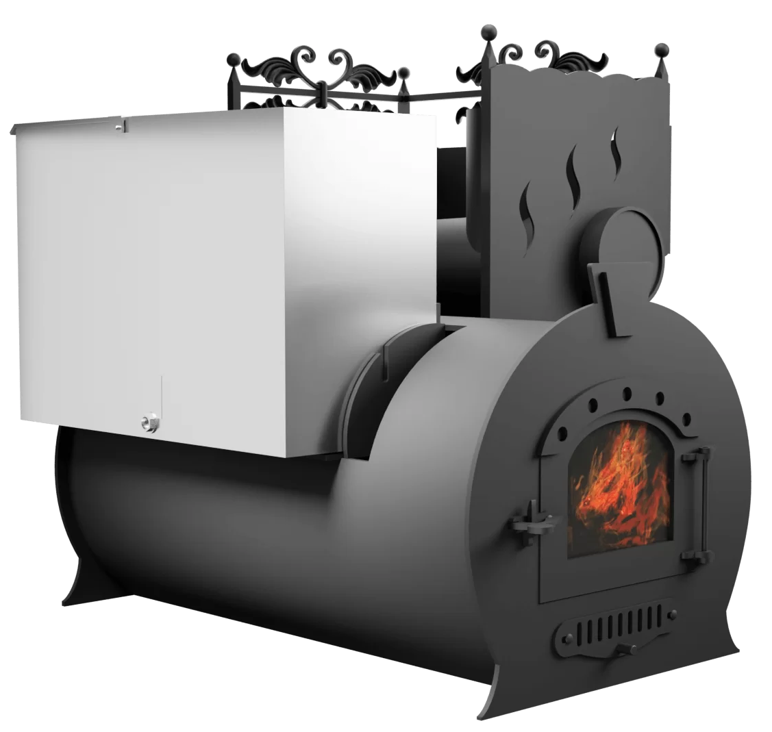 Печь Горыныч 3, каменка с правой стороны, малая дверь со стеклом фото в Москве Печь Горыныч 3, каменка с правой стороны, малая дверь со стеклом фото в Москве