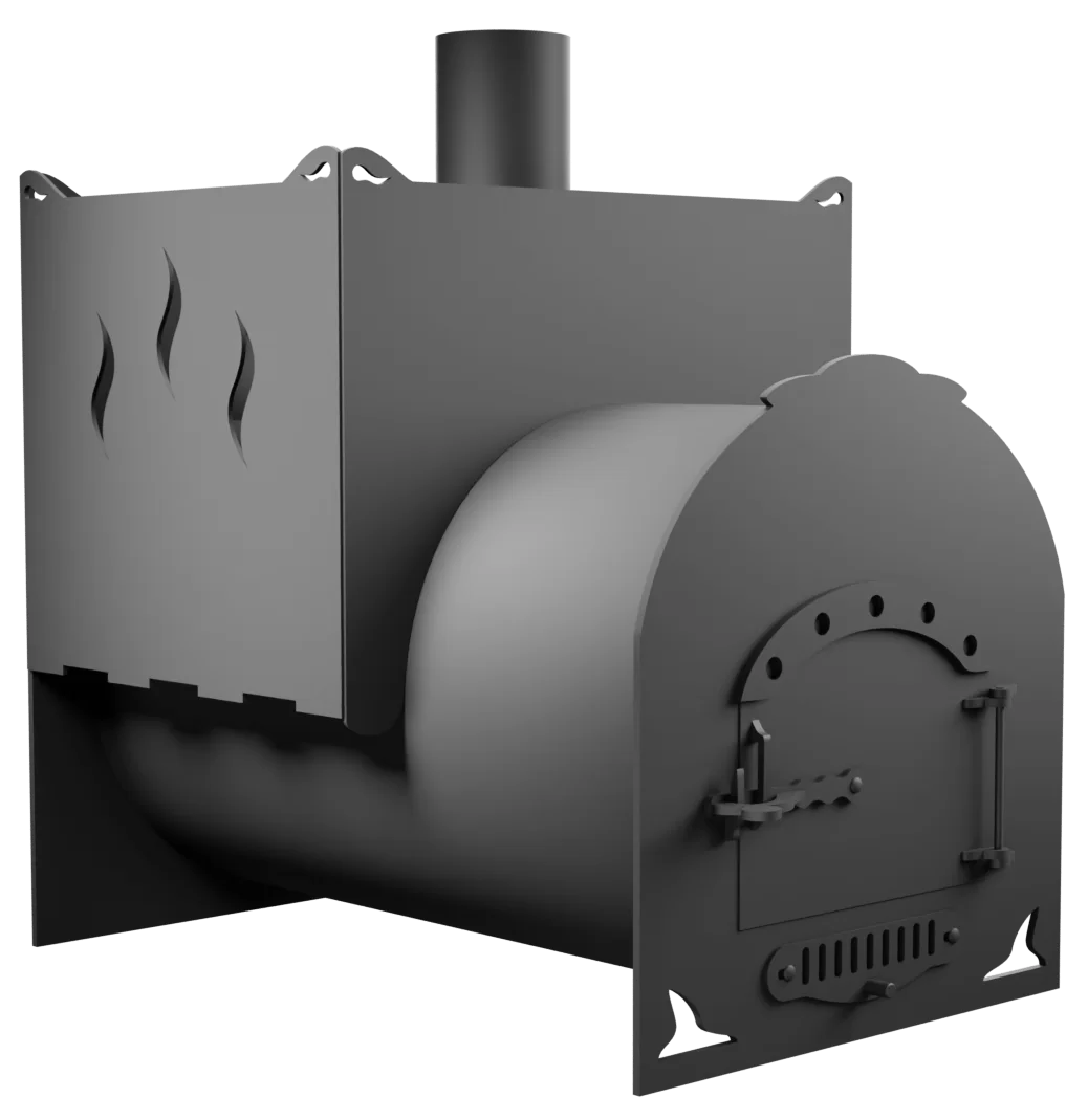 Печь Горыныч Мини, двойная каменка фото в Москве Печь Горыныч Мини, двойная каменка фото в Москве