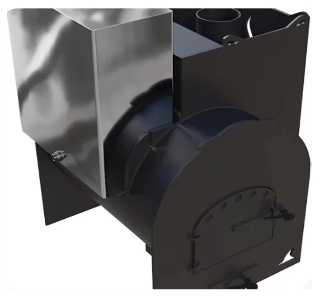 Печь Горыныч Мини, каменка с правой стороны фото в Москве Печь Горыныч Мини, каменка с правой стороны фото в Москве