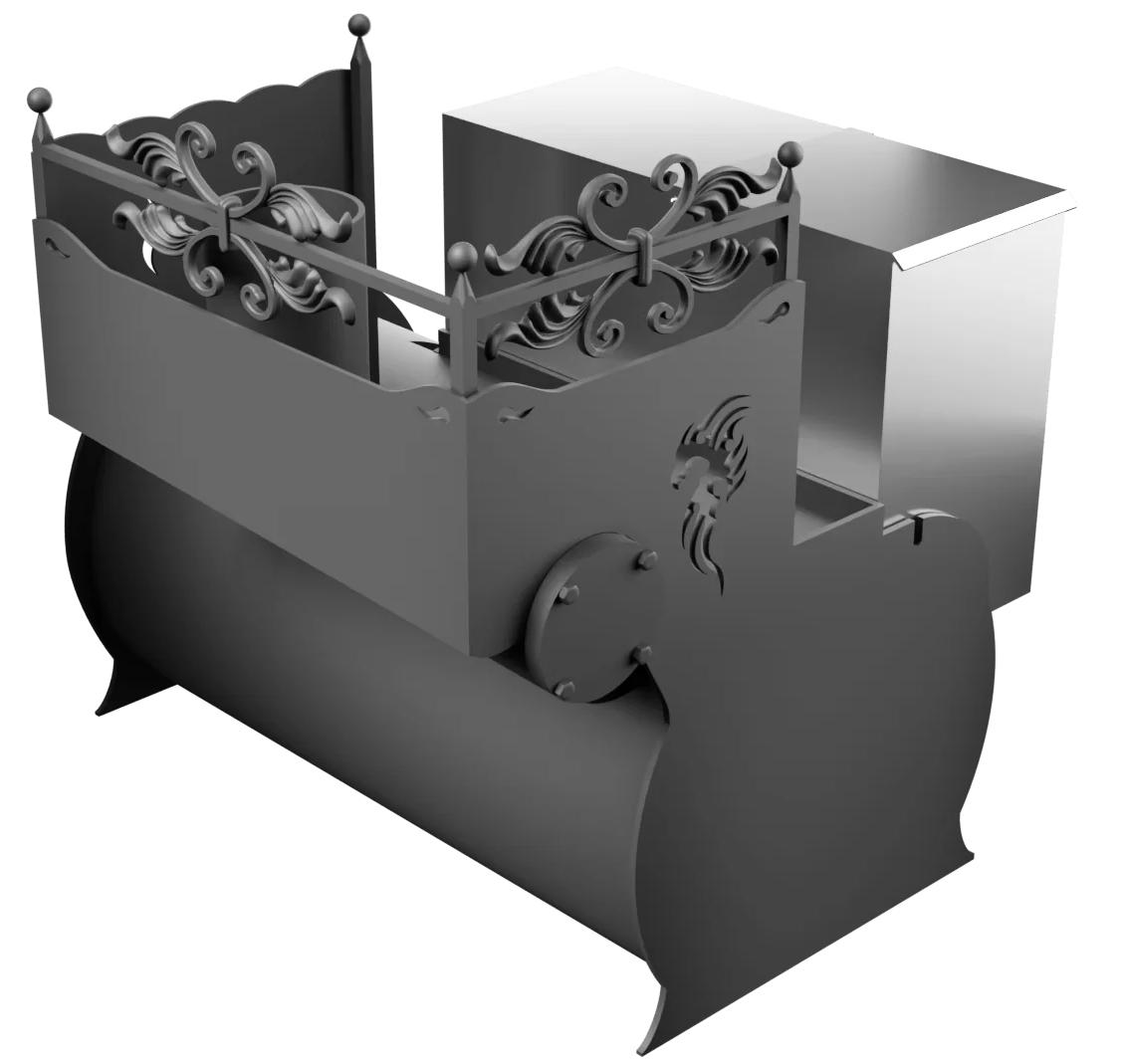 Печь Горыныч 3, каменка с правой стороны фото в Москве Печь Горыныч 3, каменка с правой стороны фото в Москве