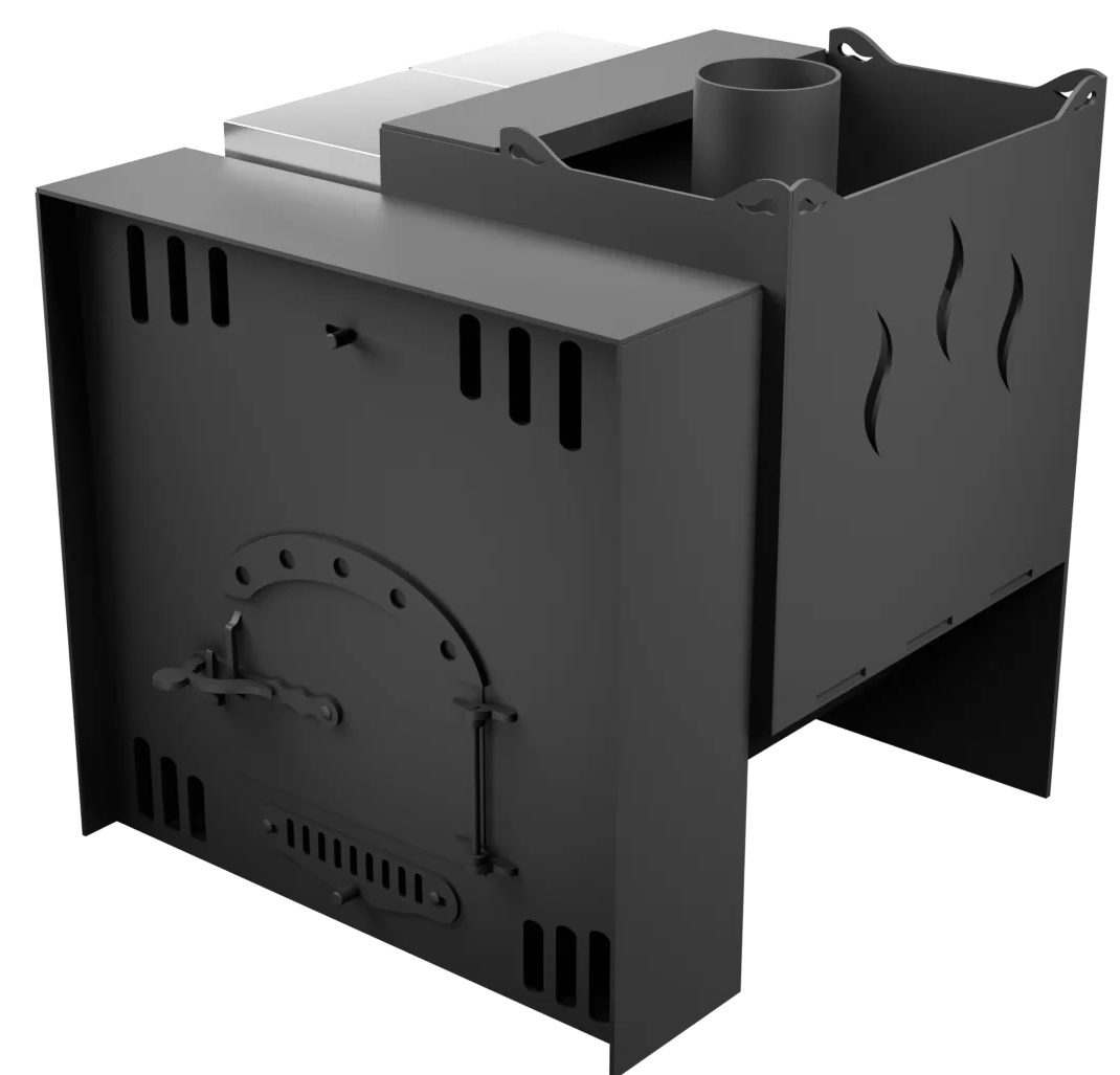 Печь Горыныч Мини, каменка с правой стороны, естественная система воздушного отопления фото в Москве Печь Горыныч Мини, каменка с правой стороны, естественная система воздушного отопления фото в Москве