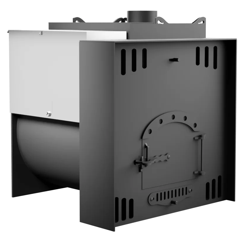 Печь Горыныч Мини, каменка с правой стороны, естественная система воздушного отопления фото в Москве Печь Горыныч Мини, каменка с правой стороны, естественная система воздушного отопления фото в Москве