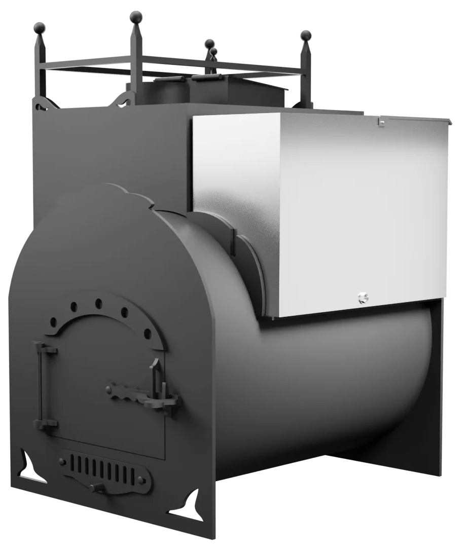 Печь Горыныч Мини, каменка закрытая с левой стороны фото в Москве Печь Горыныч Мини, каменка закрытая с левой стороны фото в Москве