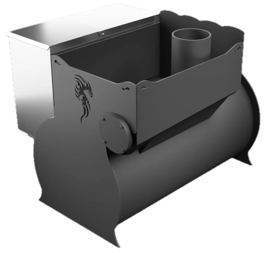 Печь Горыныч 2, каменка с левой стороны, малая дверь со стеклом фото в Москве Печь Горыныч 2, каменка с левой стороны, малая дверь со стеклом фото в Москве