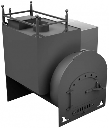 Печь Горыныч Мини, каменка закрытая с левой стороны фото в Москве Печь Горыныч Мини, каменка закрытая с левой стороны фото в Москве