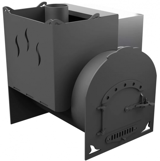 Печь Горыныч Мини, каменка с левой стороны фото в Москве Печь Горыныч Мини, каменка с левой стороны фото в Москве