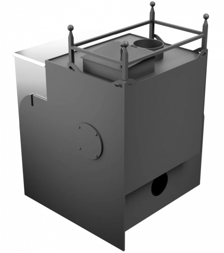 Печь Горыныч Мини, каменка закрытая с левой стороны, система воздушного отопления фото в Москве Печь Горыныч Мини, каменка закрытая с левой стороны, система воздушного отопления фото в Москве