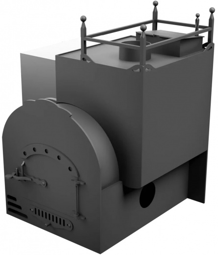 Печь Горыныч Мини, каменка закрытая с правой стороны, система воздушного отопления фото в Москве Печь Горыныч Мини, каменка закрытая с правой стороны, система воздушного отопления фото в Москве