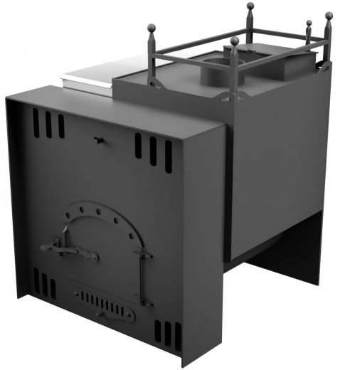 Печь Горыныч Мини, каменка закрытая с правой стороны, естественная система воздушного отопления фото в Москве Печь Горыныч Мини, каменка закрытая с правой стороны, естественная система воздушного отопления фото в Москве