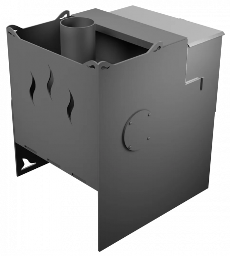 Печь Горыныч Мини, каменка с правой стороны, дверь малая со стеклом фото в Москве Печь Горыныч Мини, каменка с правой стороны, дверь малая со стеклом фото в Москве