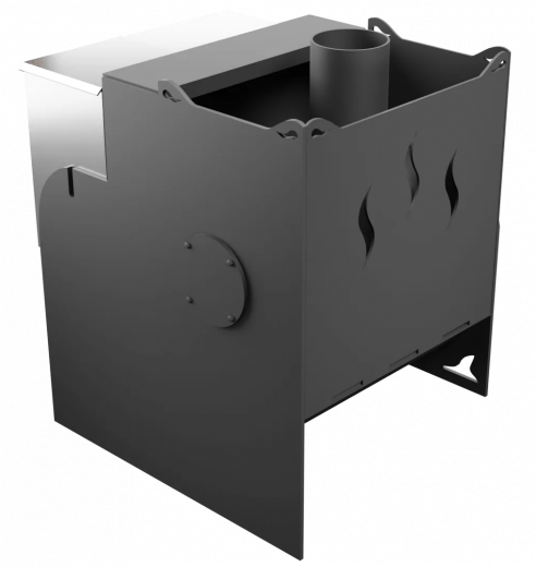 Печь Горыныч Мини, каменка с левой стороны фото в Москве Печь Горыныч Мини, каменка с левой стороны фото в Москве