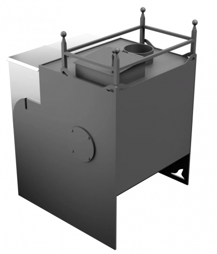 Печь Горыныч Мини, каменка закрытая с левой стороны фото в Москве Печь Горыныч Мини, каменка закрытая с левой стороны фото в Москве